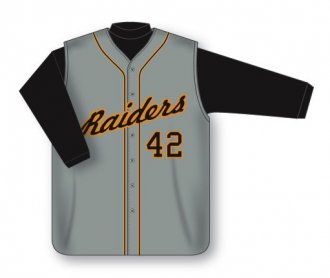 Custom Made Full Button Sleeveless Baseball Jersey