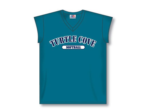 Custom Made Ladies V-Neck Cap Sleeve Baseball Jersey - Click Image to Close